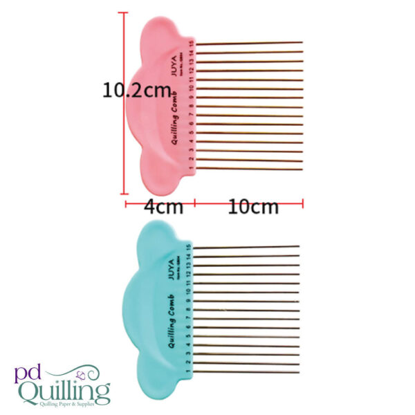 Juya Quilling Comb Sizes