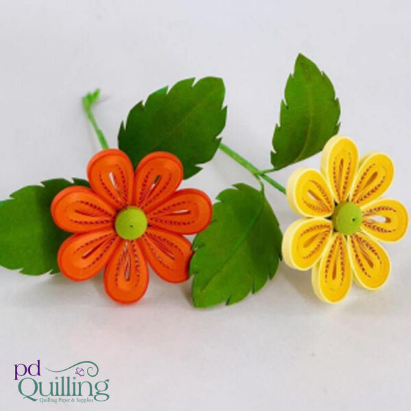 3D Quilled Flower Pots - Daisies