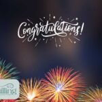 Congratulations Fireworks Gift Card