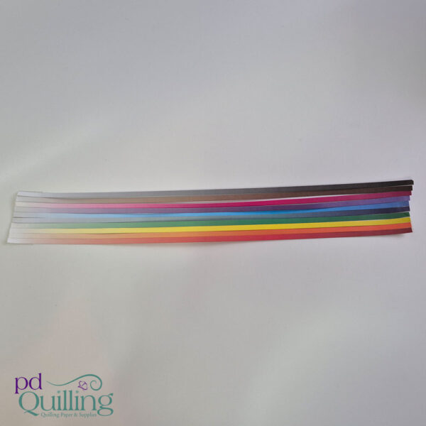 Gradient Colour Quilling Paper Strips