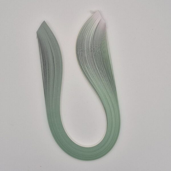 Green Gradient Colour Quilling Paper Strips