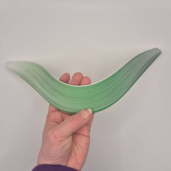 Green Gradient Colour Quilling Paper Strips