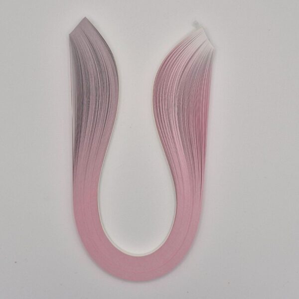 Pink Gradient Colour Quilling Paper Strips