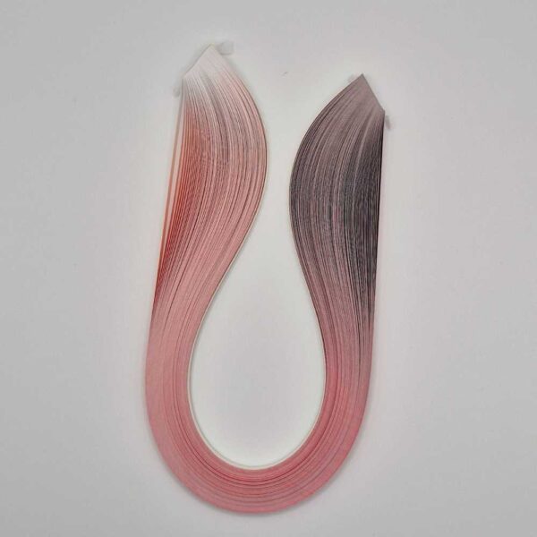 Red Gradient Colour Quilling Paper Strips