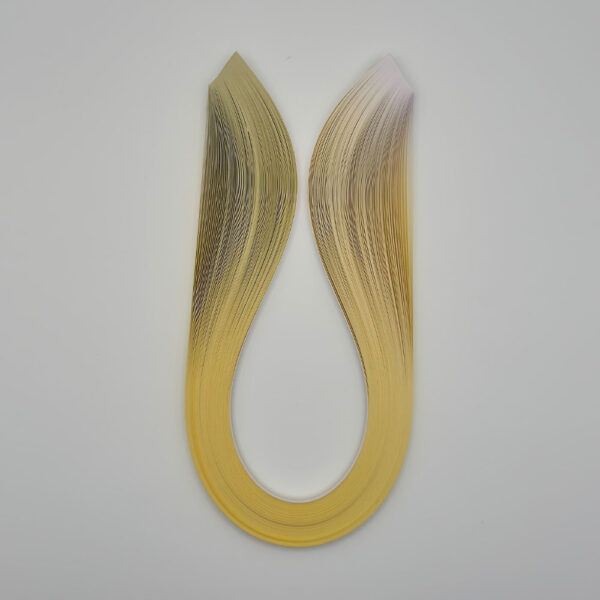 Yellow Gradient Colour Quilling Paper Strips