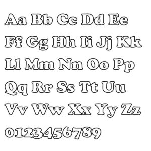 Cooper Black Hollow Bubble Font