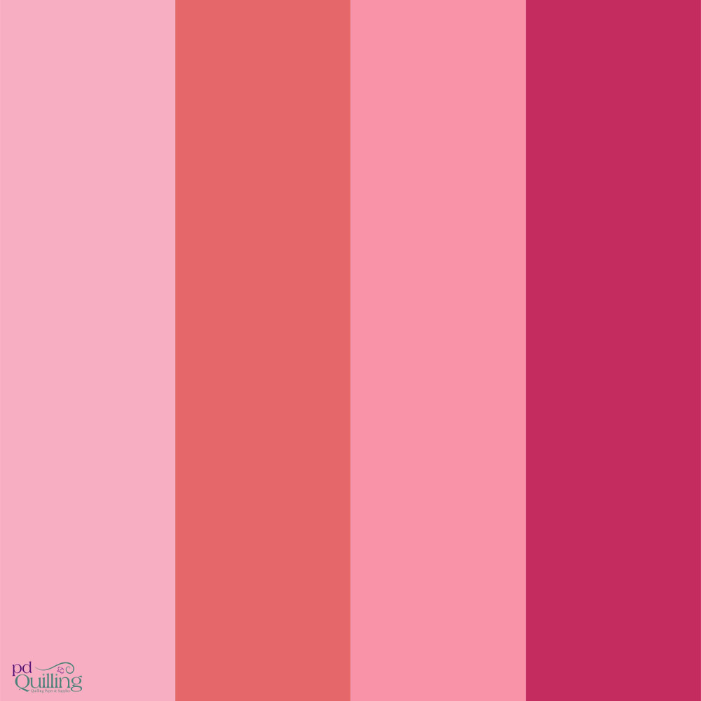 Pink Shades Cardstock