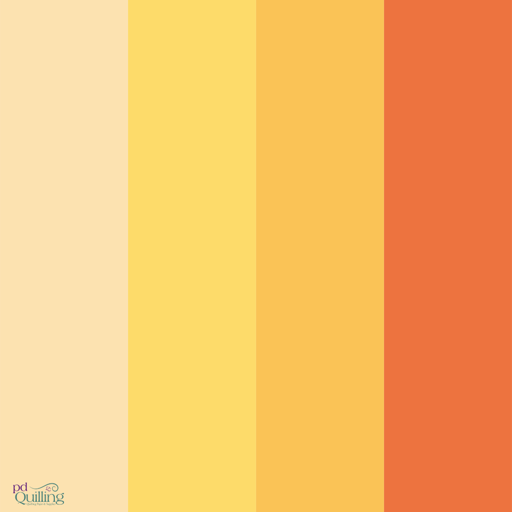 Yellow Shades - Cardstock