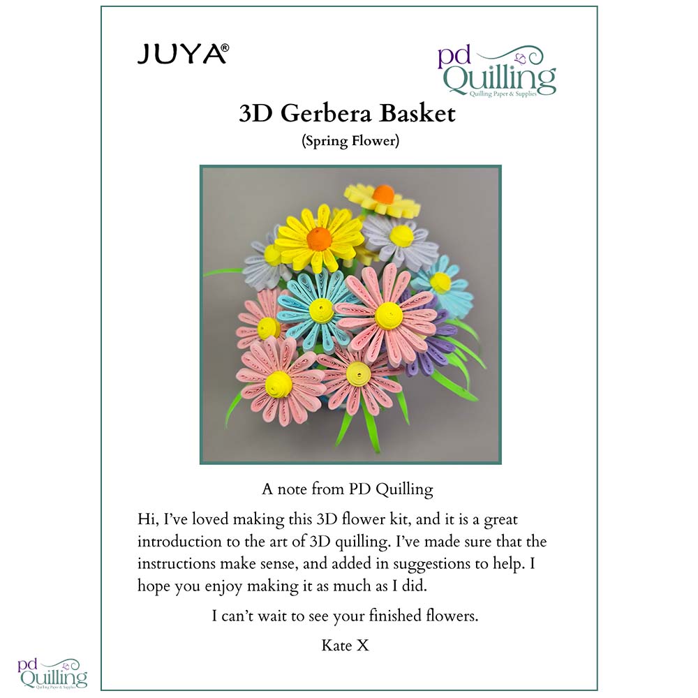 3D Gerbera Basket Instructions 3D Gerbera Basket Instructions